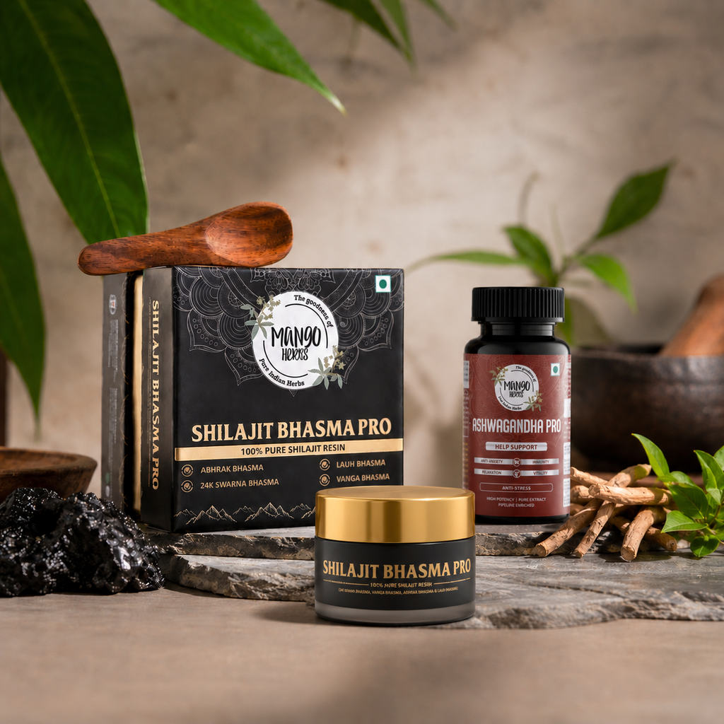 SHILAJIT BHASMA  & ASHWAGANDHA STACK