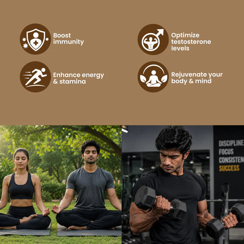 SHILAJIT BHASMA  & ASHWAGANDHA STACK